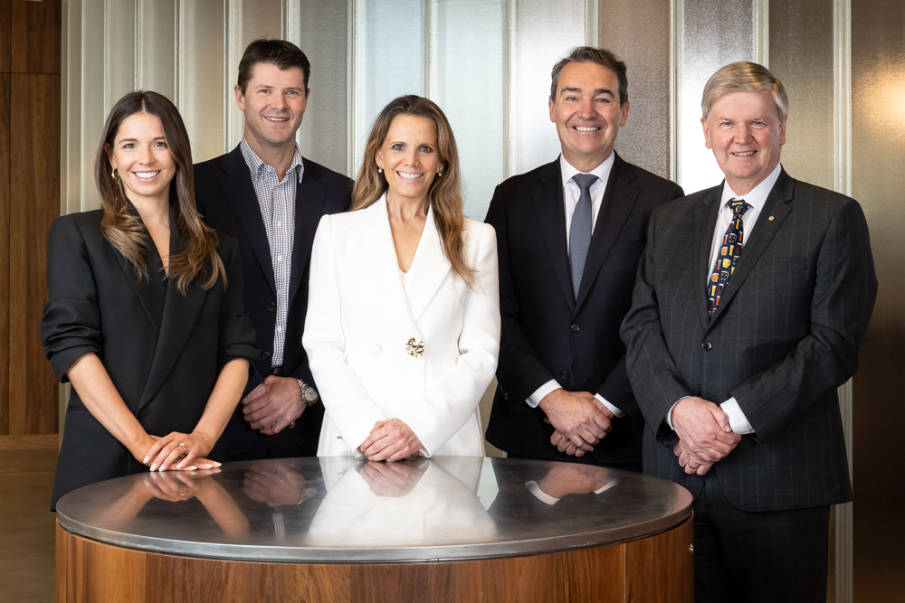 corporate group shot on location