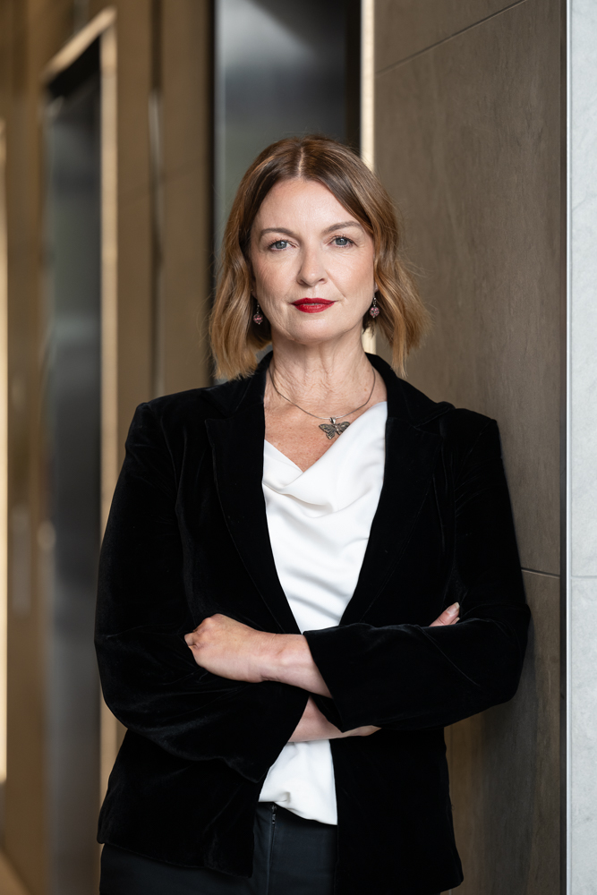 corporate headshot on location