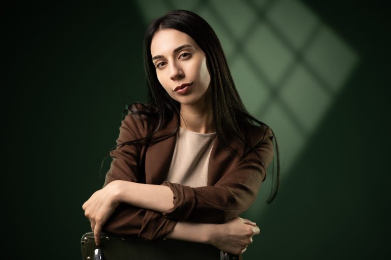 Marie Dimopoulos showcasing Cog Creative Space 'Colours of the Week'